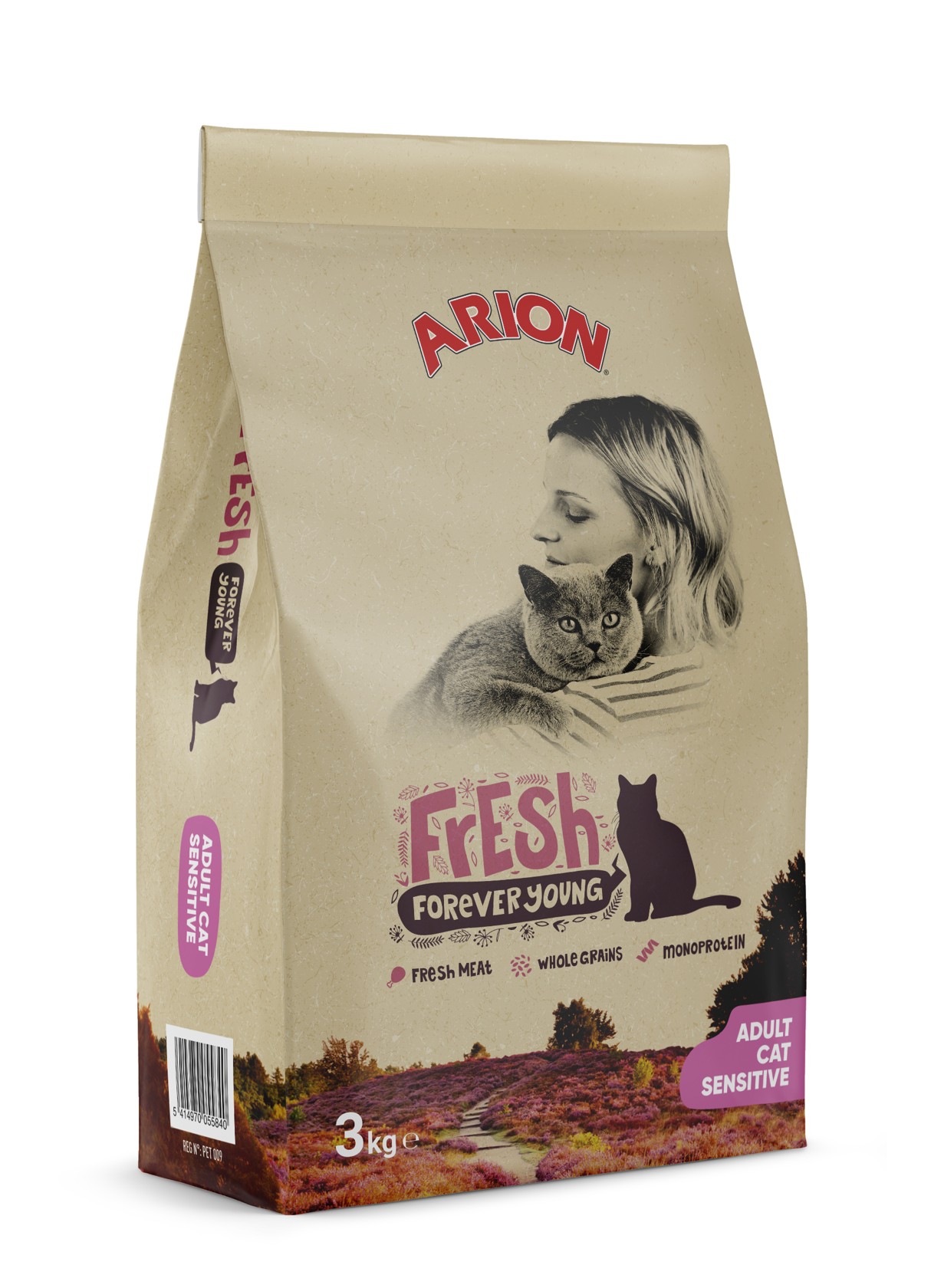 Arion Fresh Cat Sensitive 3 kg