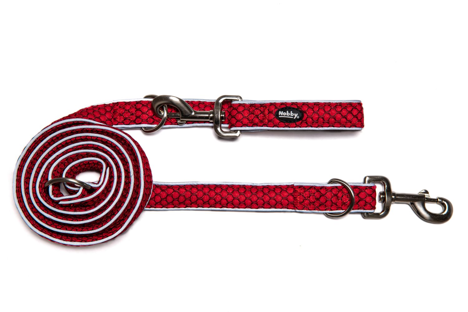 Nobby přepínací vodítko MESH AIR červená XS-S 200cm