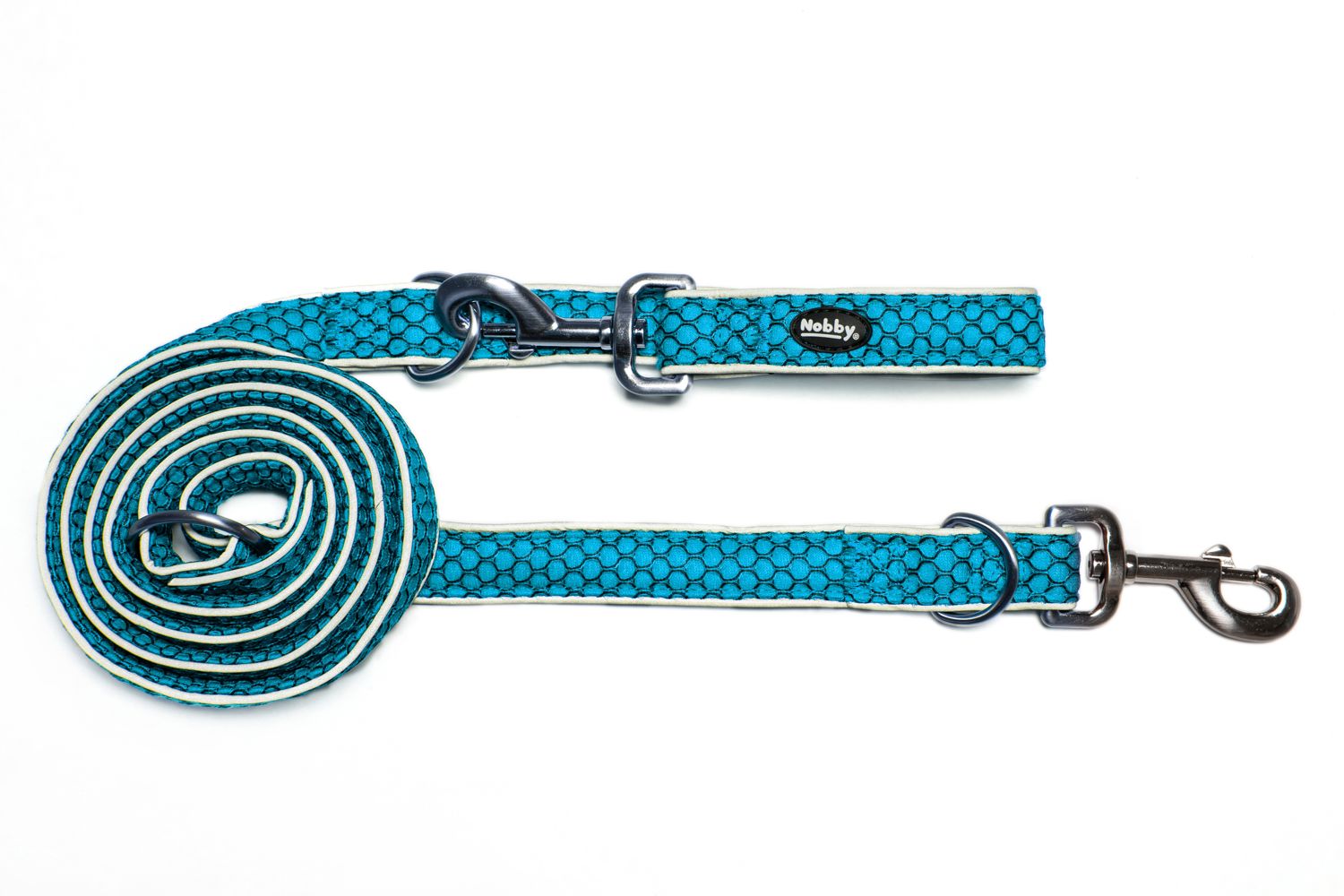 Nobby přepínací vodítko MESH AIR světle modrá L-XL 200cm