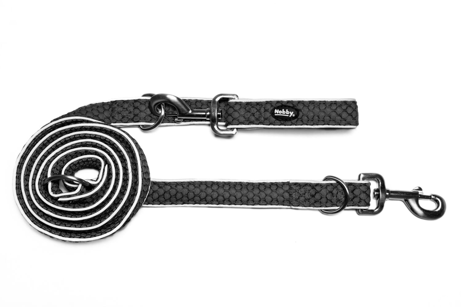 Nobby přepínací vodítko MESH AIR šedá L-XL 200cm