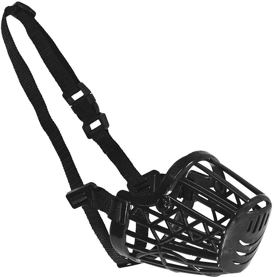 Nobby plastový náhubek Standard černý S-M