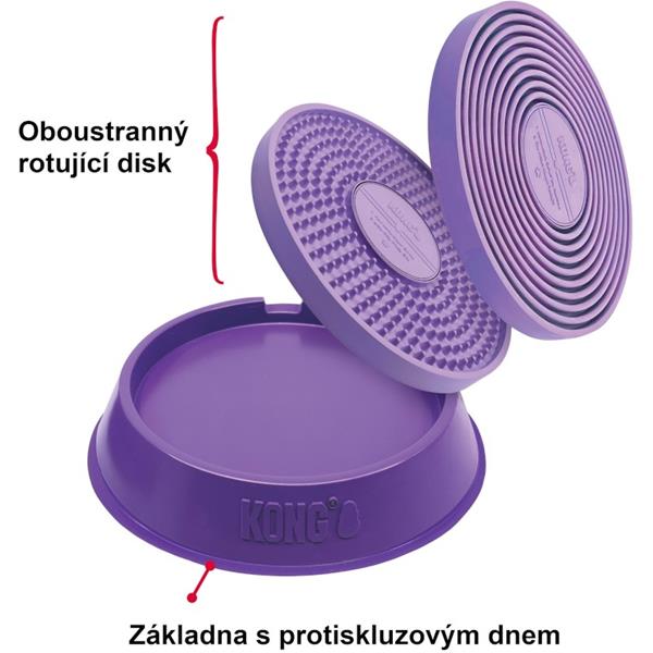 Hračka guma KONG Licks Spinz S