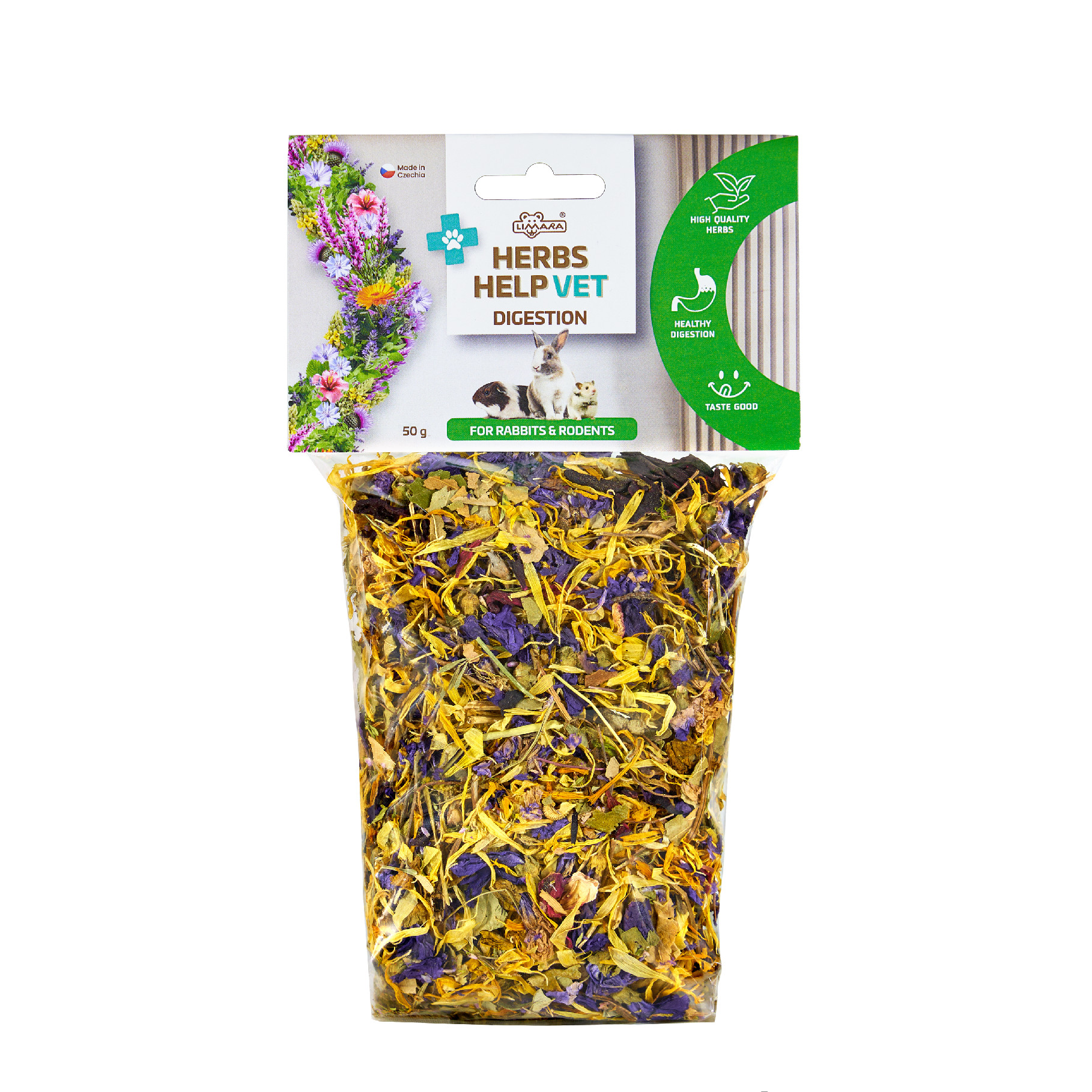 LIMARA Plus, s.r.o. Bylinná směs Herbahelp VET. zažívání 50g LIMARA