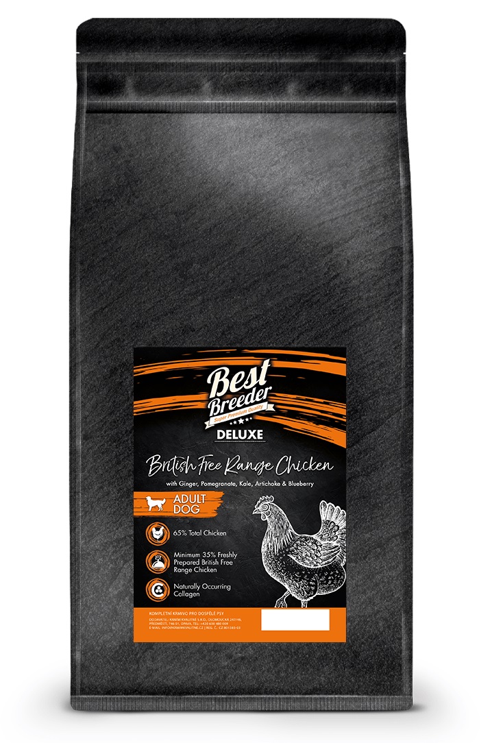 Best Breeder DELUXE Dog British Free Range Chicken Adult  12 kg