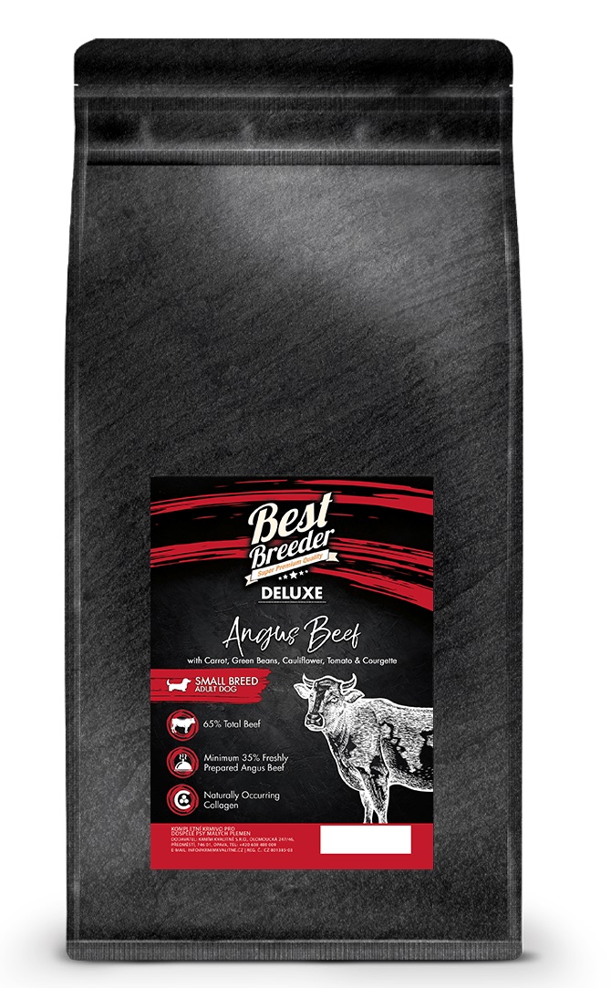 Best Breeder DELUXE Dog Angus Beef Small Breed Adult 12 kg