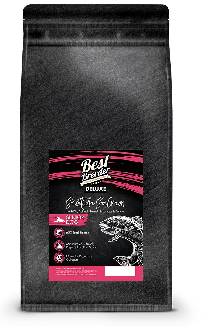 Best Breeder DELUXE Dog Scottish Salmon Senior 12 kg