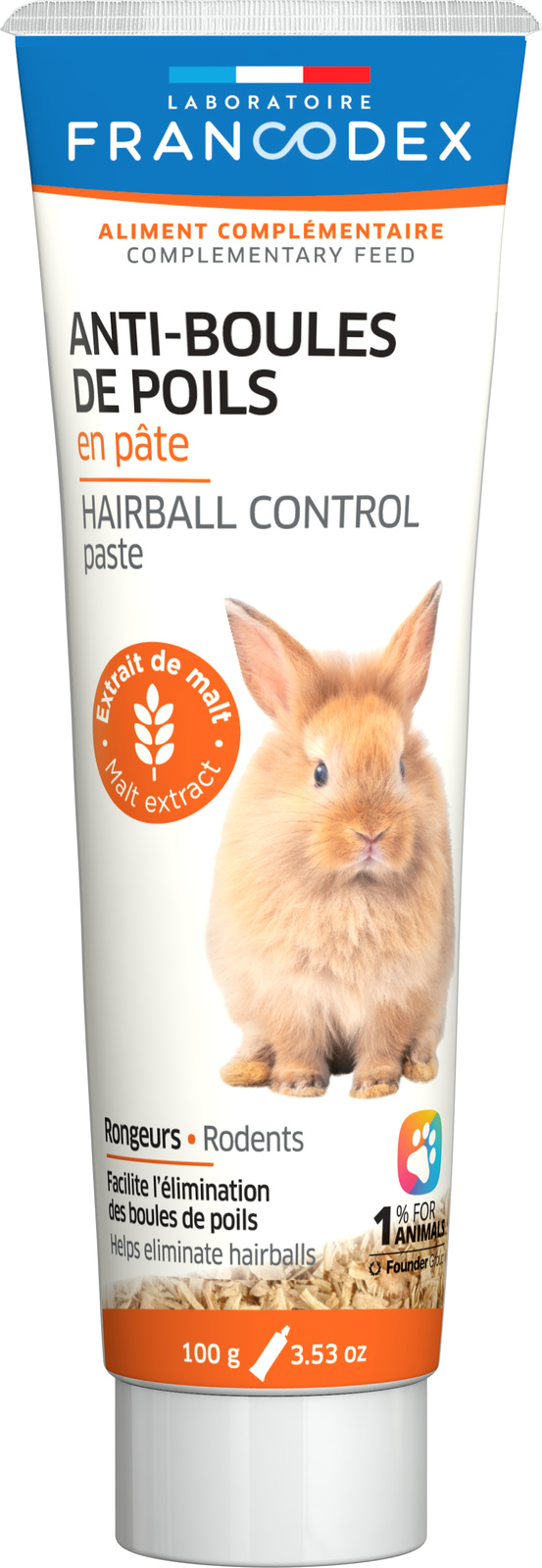 Francodex Pasta proti trichobezoárům pro hlodavce 100g