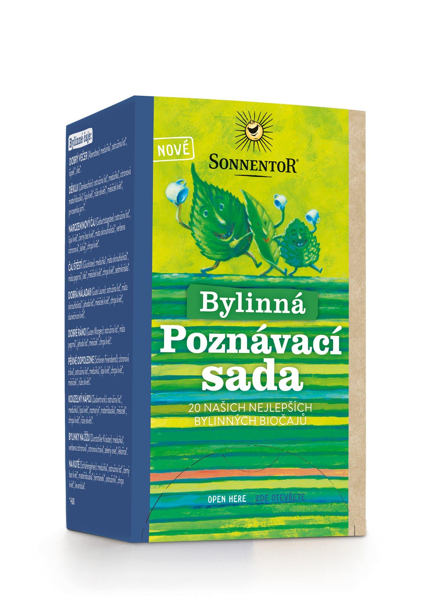 Sonnentor Bylinná poznávací sada bio čaj 28,5g 20 sáčků