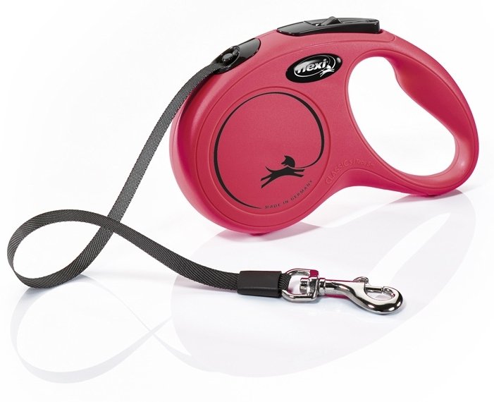 Flexi NEW CLASSIC S vodítko páskové 5m/15kg červená