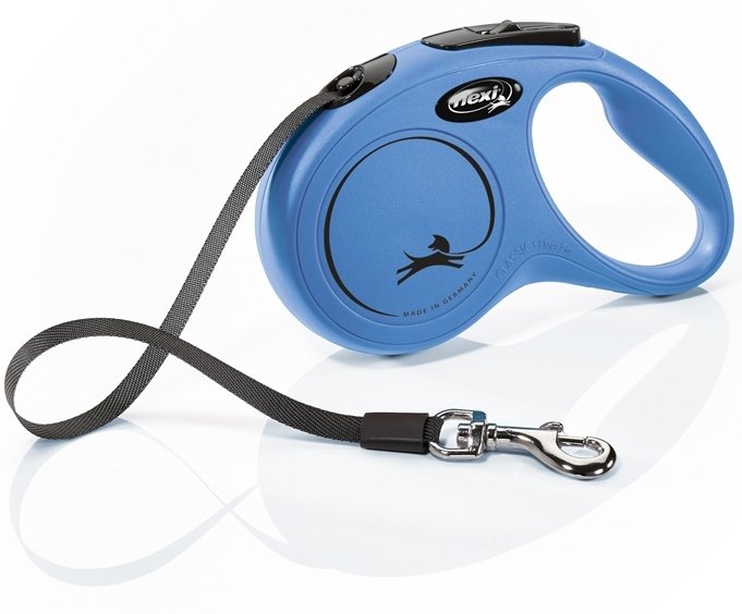 Flexi NEW CLASSIC S vodítko páskové 5m/15kg modrá