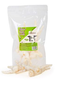 NATURECA Kuřecí pařáty sušené kalciové pochoutka pro psy 100g