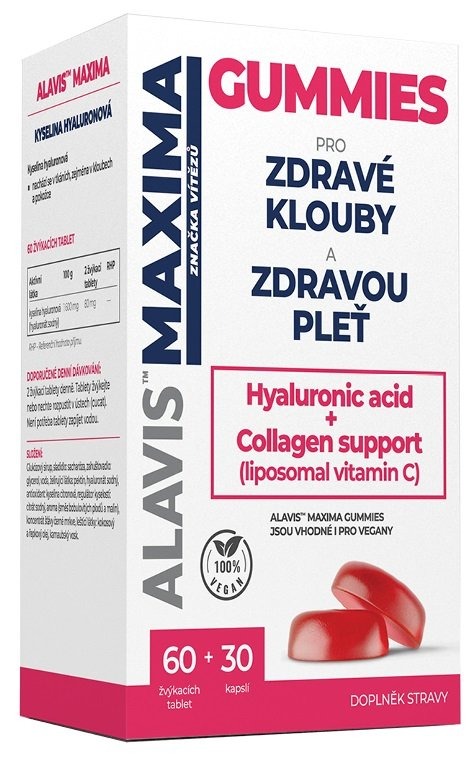 BARNY'S Alavis MAXIMA Gummies 60tbl + 30cps Barnys Ultra Imuno