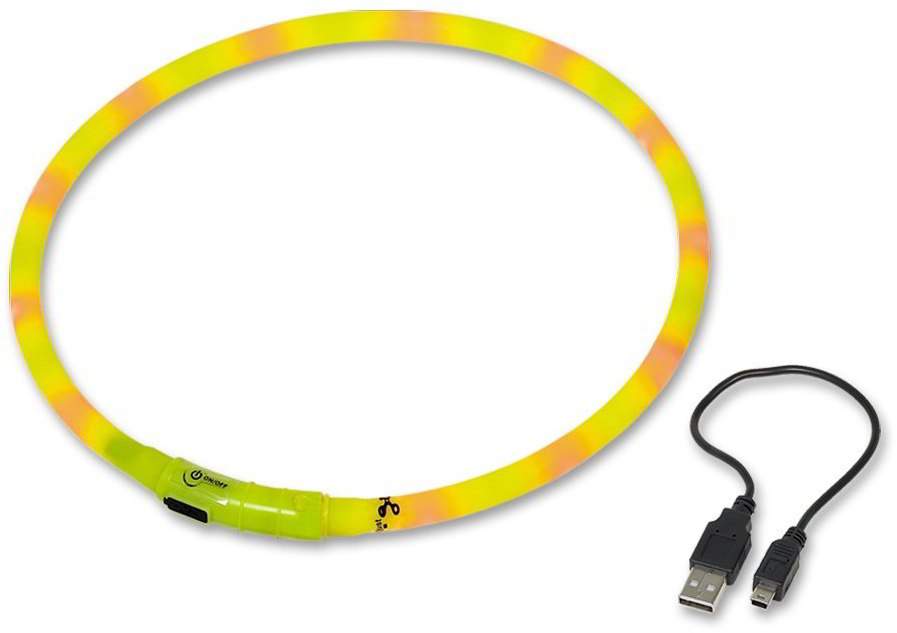 Nobby Led Visible svítící kroužek silikon žlutá 70cm