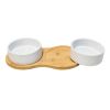 Nobby Napfständer + 2 Näpfe BAMBASSO 2 x 250 ml