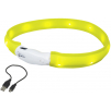 Nobby LED plochý svítící obojek pro psy žlutý S 40cm z kategorie Chovatelské potřeby a krmiva pro psy > Obojky, vodítka a postroje pro psy > Obojky pro psy