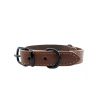 Lederhalsband HERRY MINI 45 cm/20 mm Cognac