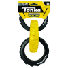 TONKA Hračka pro psy gumové 3-kruhové tahadlo s flexibilním vzorem 27 cm