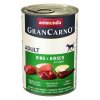 Animonda GRANCARNO konzerva hovězí+jelení+jablka 400g z kategorie Chovatelské potřeby a krmiva pro psy > Krmiva pro psy > Konzervy pro psy