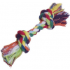 Nobby barevné lano 2x uzel bavlna 50g z kategorie Chovatelské potřeby a krmiva pro psy > Hračky pro psy > Lanové hračky pro psy