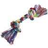 Nobby barevné lano 2x uzel bavlna 90g z kategorie Chovatelské potřeby a krmiva pro psy > Hračky pro psy > Lanové hračky pro psy