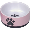 Nobby keramická miska PAW s protiskluzem růžová 14 x 6,5 cm / 0,4 l z kategorie Chovatelské potřeby a krmiva pro psy > Misky a dávkovače pro psy > keramické misky pro psy