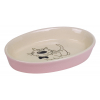 Nobby oválná keramická miska růžová 17x11x2,5cm z kategorie Chovatelské potřeby a krmiva pro kočky > Misky, dávkovače pro kočky > keramické misky pro kočky