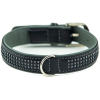 Nobby Pacific Deluxe obojek se Swarovski krystaly L-XL 60cm šedá z kategorie Chovatelské potřeby a krmiva pro psy > Obojky, vodítka a postroje pro psy > Obojky pro psy