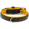 Nobby Pacific Deluxe obojek se Swarovski krystaly XS 27cm oranžová z kategorie Chovatelské potřeby a krmiva pro psy > Obojky, vodítka a postroje pro psy > Obojky pro psy
