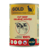 IRONpet Gold Cat Hovězí krájená svalovina 400 g z kategorie Chovatelské potřeby a krmiva pro kočky > Krmivo a pamlsky pro kočky > Konzervy pro kočky
