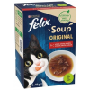 Felix Soup Multipack hovězí, kuřecí a jehněčí 6x48g z kategorie Chovatelské potřeby a krmiva pro kočky > Krmivo a pamlsky pro kočky > Polévky a drinky pro kočky