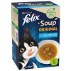 Felix Soup Multipack treska, tuňák a platýs 6x48g z kategorie Chovatelské potřeby a krmiva pro kočky > Krmivo a pamlsky pro kočky > Polévky a drinky pro kočky