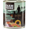 Farm Fresh Zvěřina a králík se sladkými bramborami 400g z kategorie Chovatelské potřeby a krmiva pro psy > Krmiva pro psy > Konzervy pro psy
