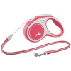 Flexi New Comfort S vodítko lanko 5m/12kg červená z kategorie Chovatelské potřeby a krmiva pro psy > Obojky, vodítka a postroje pro psy > Vodítka pro psy > Samonavíjecí vodítka pro psy