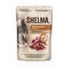 SHELMA Cat kapsička kachní s brusinkami v omáčce 85g