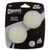Chuckit! Glow Ball Medium 6,5 cm – leuchtend, 2 Stk.