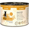 Catz finefood Classic Kitten No.7 - s hovězím, telecím, meruňkami a ananasem 200g