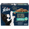 FELIX Deliciously sliced Multipack Fish selection losos tuňák treska platýs 12x80g 2