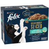 FELIX Deliciously sliced Multipack Fish selection losos tuňák treska platýs 12x80g 1