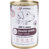 ALL ANIMALS konzerva pro psy hovězí steak 400g