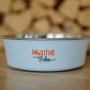 Bát inox bọc nhựa Nobby PAWSITIVE Vibes 940ml