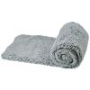 Nobby Decke Teddy Fleece hellgrau 70x100 cm