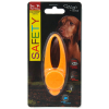 Přívěsek Dog Fantasy LED silikon oranžový 8cm