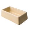Concrete Bowl, Rectangular, Coloured, 0.23 l