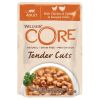 Kapsička Wellness Core Cat Tender kuře a krůta v omáčce 85g