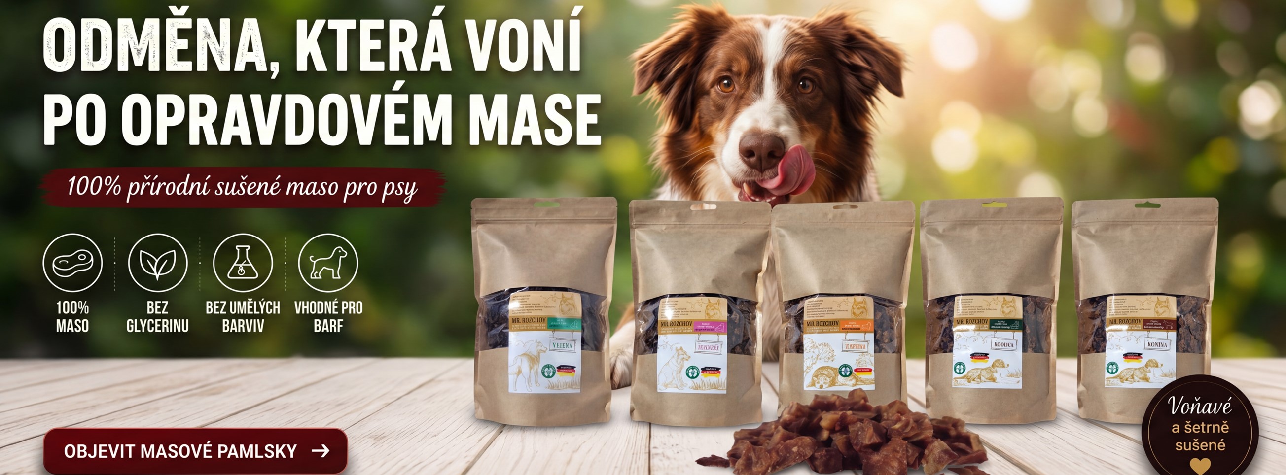 sušené maso bez glycerinu