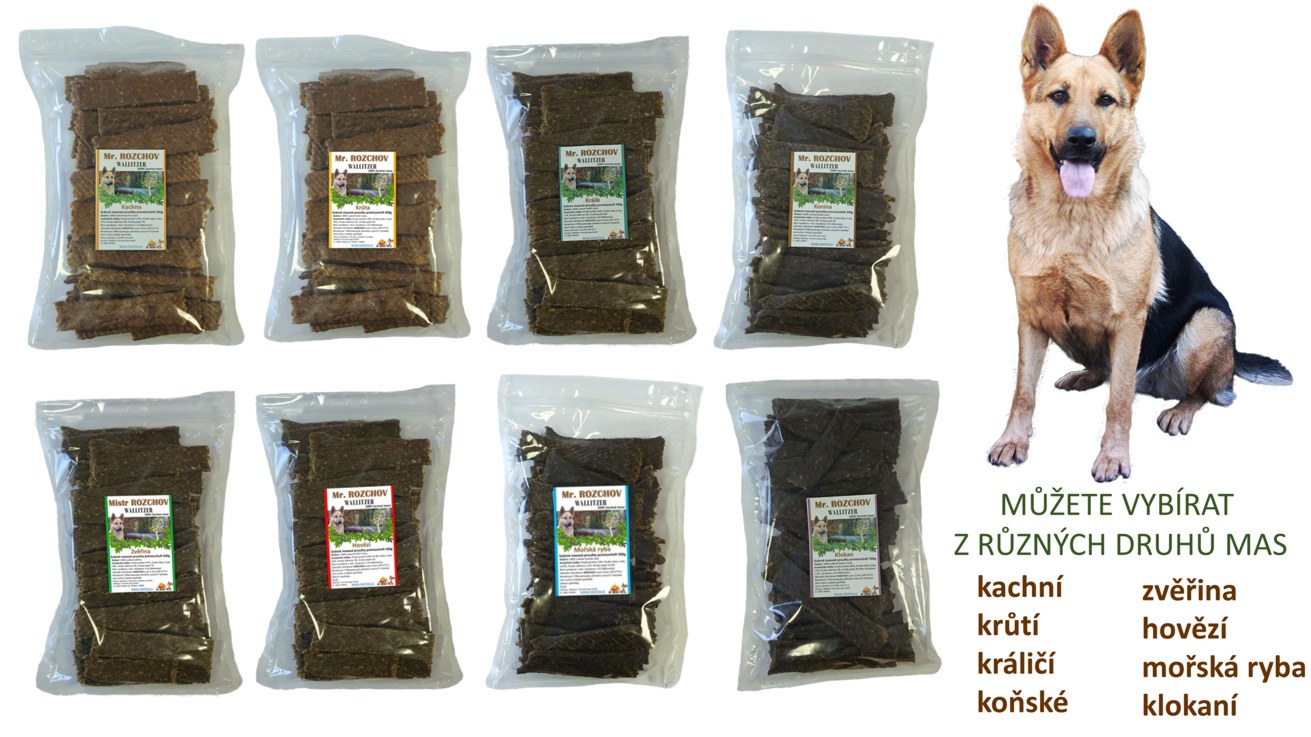 Přírodní sušené maso pro psa