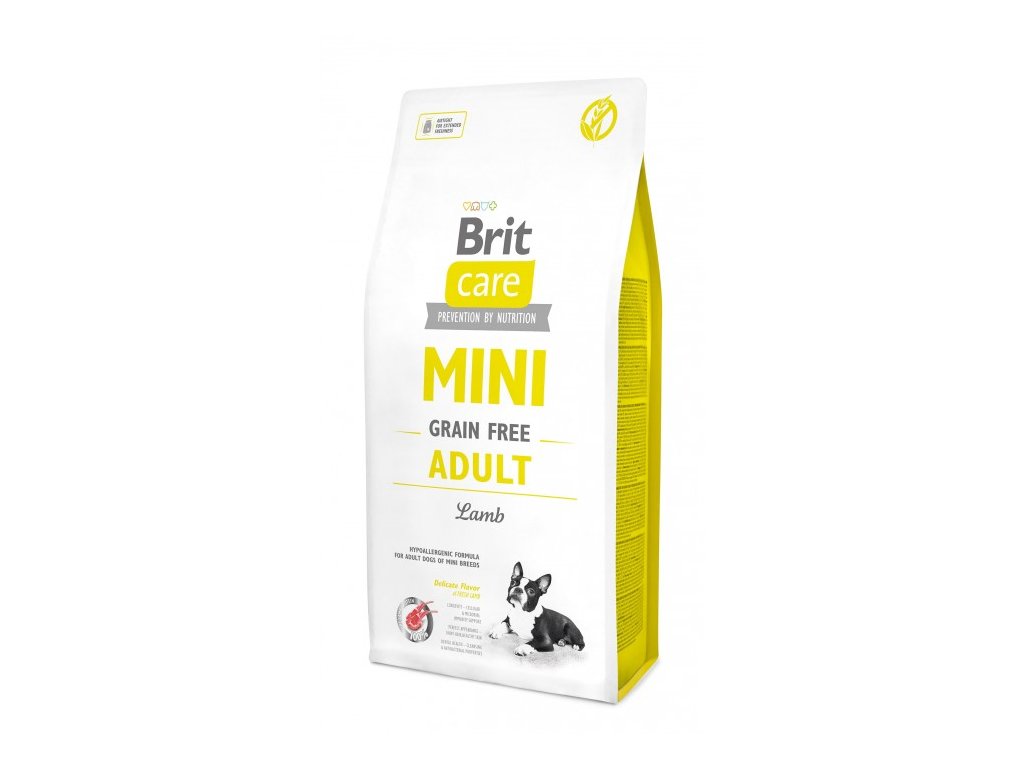 4692 brit care mini grain free adult lamb 7kg