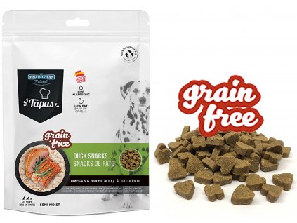 Tapas GRAIN FREE Omega 6 a 9, 150g kachna