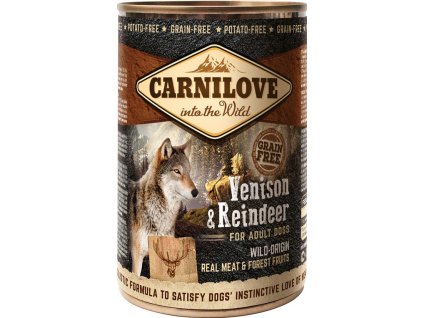 3723 carnilove wild meat venison reindeer 400g