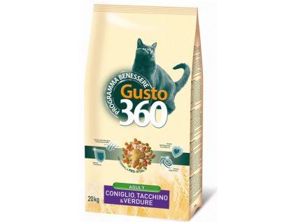 gusto cat adult mix kralik kruta zelenina